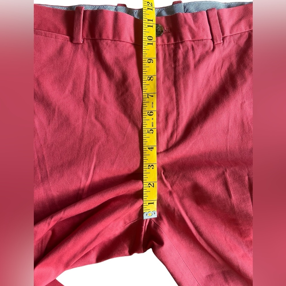 BROOKS BROTHERS Chino Pants 36x30 Coral Red Slacks Trousers “Clark Fit” - Picture 8 of 9